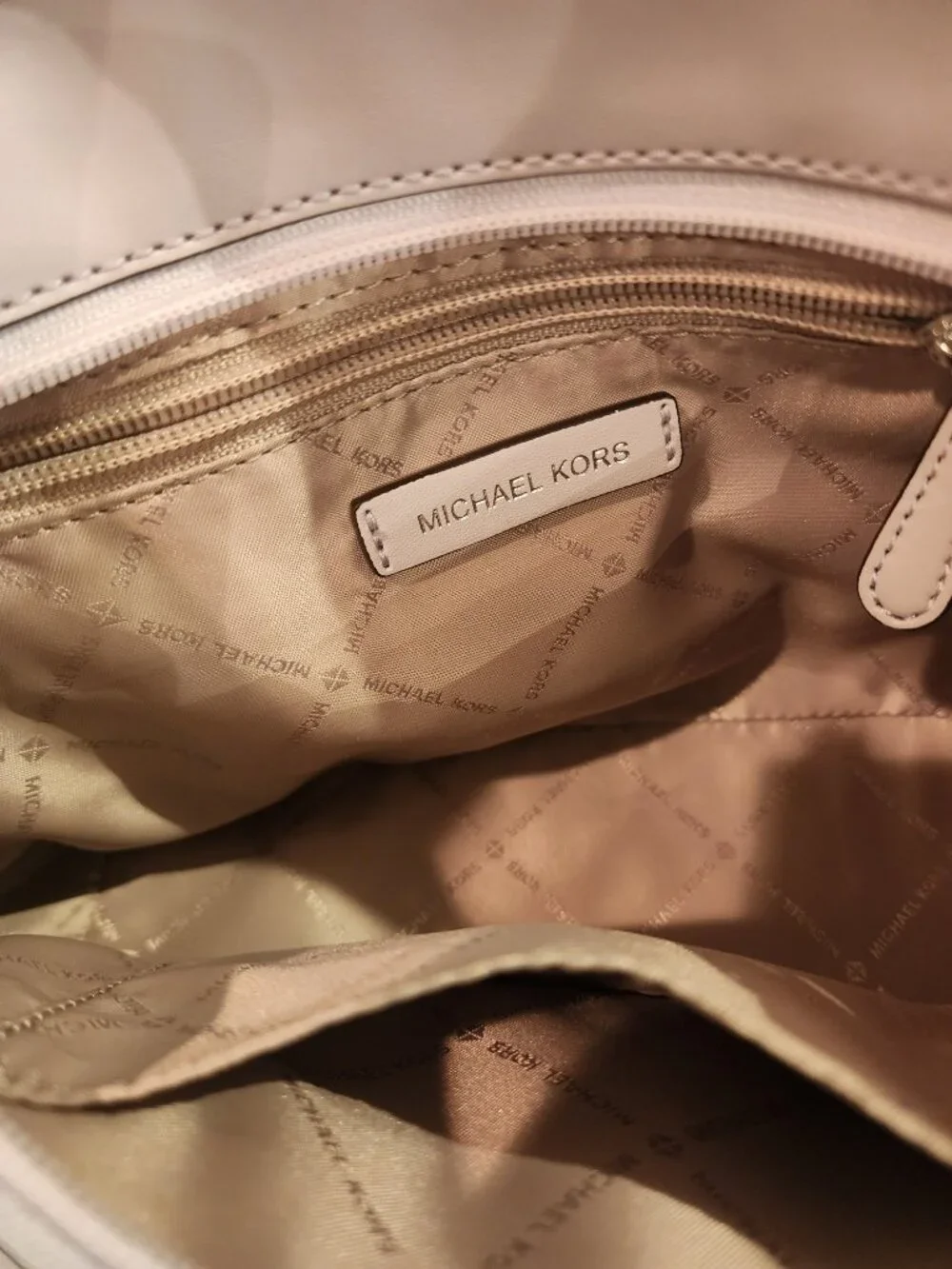 SOLD - Michael Kors Soft Lavender Pebbled Leather Tote